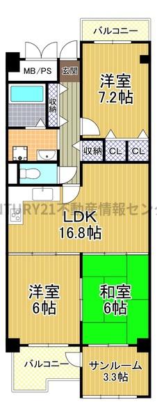近鉄南港ガーデンハイツ２２号棟
