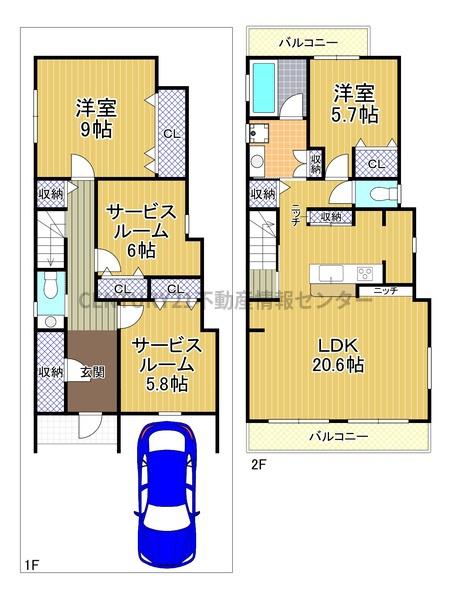 大阪市西成区天神ノ森１丁目の中古一戸建て