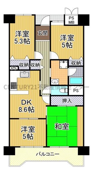 昭和山第三コーポ１号棟