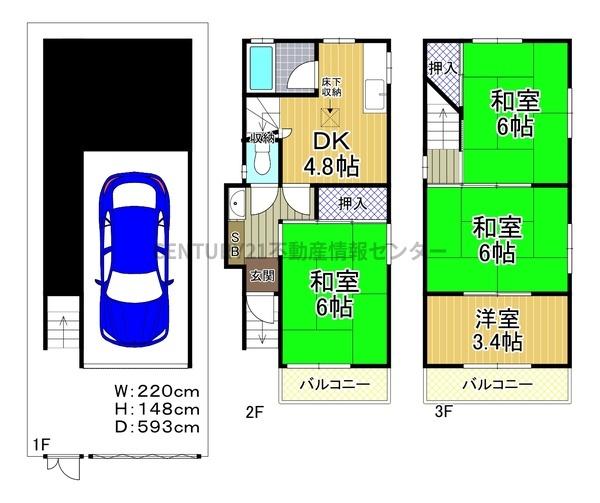 西加賀屋４丁目　中古戸建