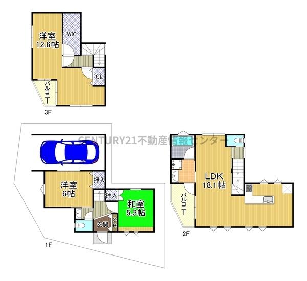 大阪市大正区三軒家東６丁目の中古一戸建て