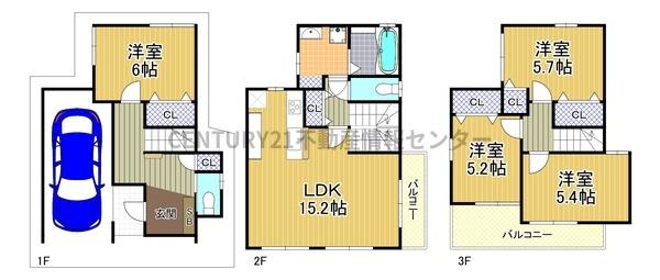 伝法３丁目　新築戸建