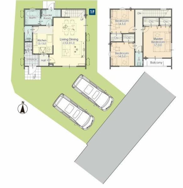 挾間向原2号地新築戸建　SIMPLE　STYLE　２号地