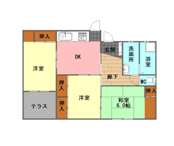 由布市挾間町北方の中古一戸建て