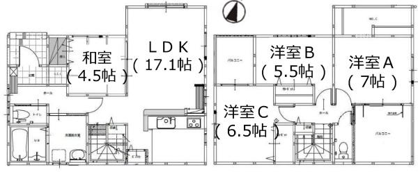 田中町2丁目1期1号棟