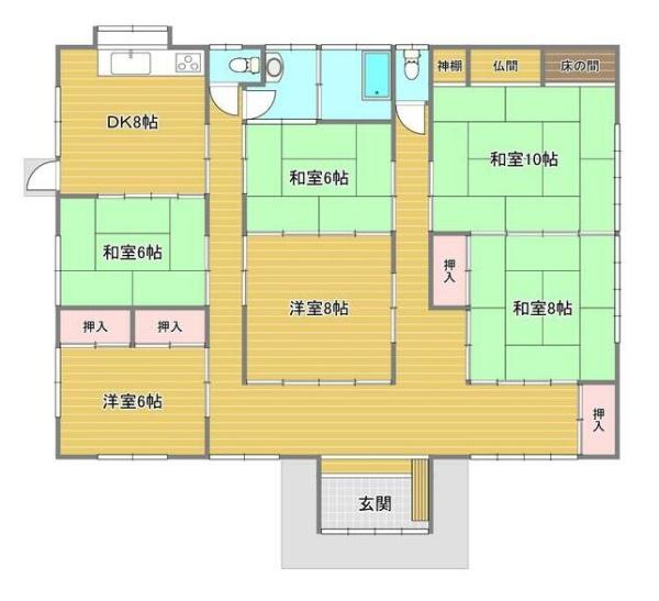 中判田　平屋戸建