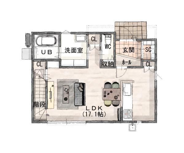 中鶴崎Ｗ　新築