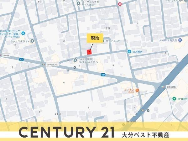 大分市田中町１丁目の土地