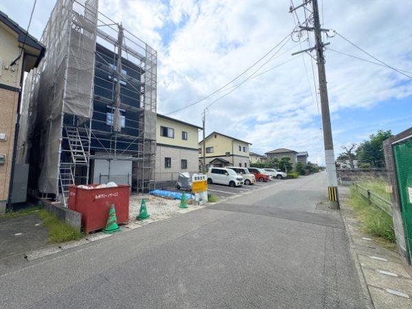 大在浜 新築(前面道路含む現地写真)