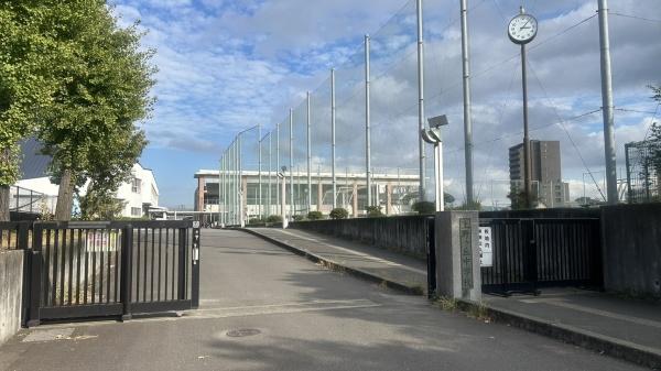 大分市六坊北町の土地(大分市立上野ヶ丘中学校)