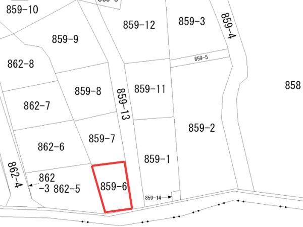 別府市大字北石垣の土地