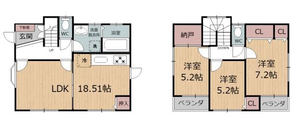 大分市南鶴崎３丁目の中古一戸建て