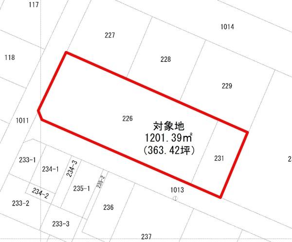 王ノ瀬1丁目　土地