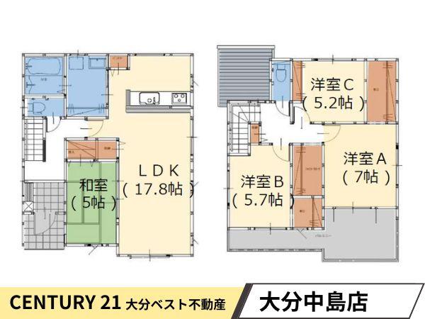 大字荏隈2期2号棟