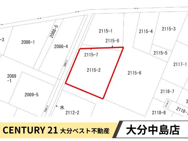 臼杵市井村塩入　土地