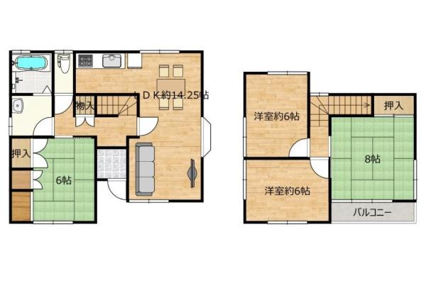 岐阜市鷺山東２丁目の中古一戸建て