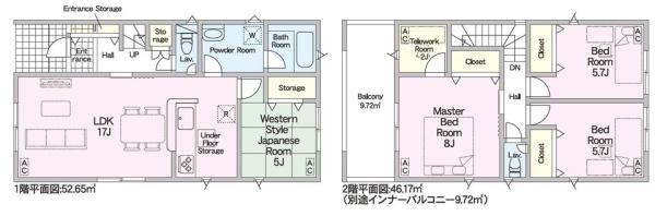クレイドルガーデン　瑞穂市生津天王東町第1　1号棟