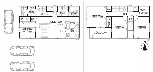 ファーストタウン　第1下奈良　1号棟