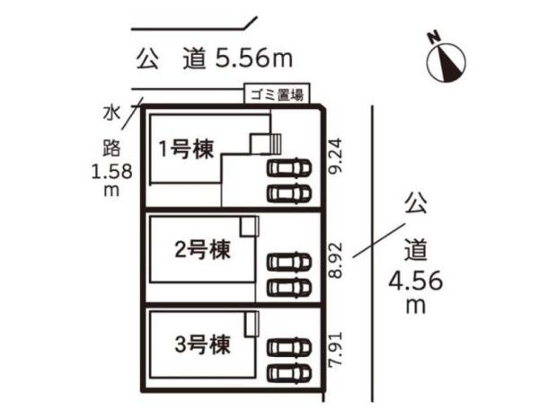 リーブルガーデン　岐阜市東中島一丁目第2　3号棟