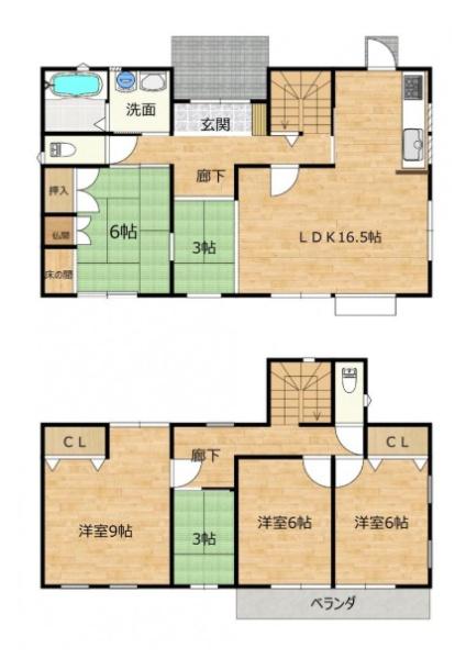 本巣市法林寺の中古一戸建て