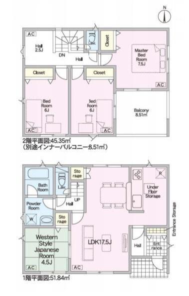 クレイドルガーデン　岐阜市北島第2　1号棟