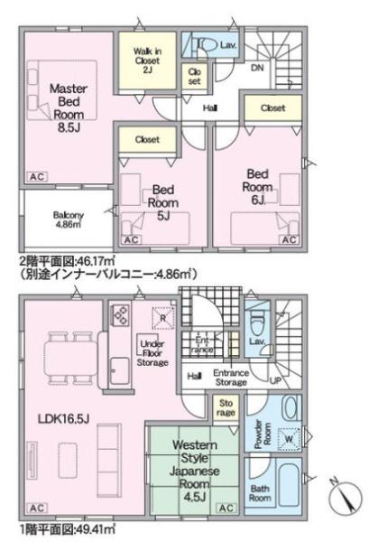 クレイドルガーデン　羽島市竹鼻町蜂尻第1　3号棟