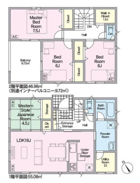 クレイドルガーデン　羽島市竹鼻町蜂尻第1　1号棟