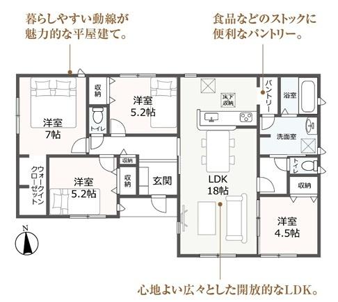 リーブルガーデン　羽島市竹鼻町第2期　2号棟
