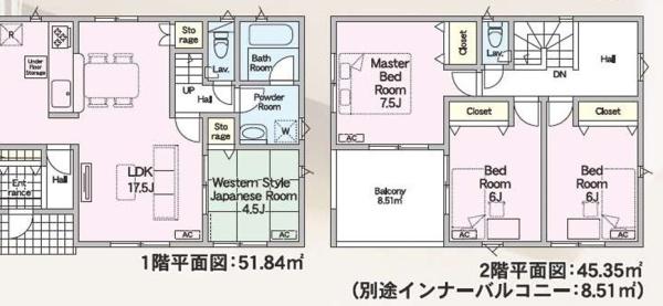 クレイドルガーデン 羽島市上中町長間第2 1号棟(間取り)