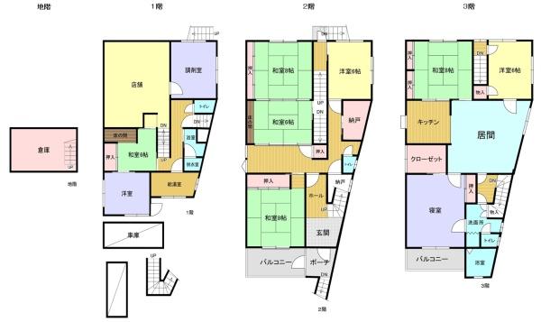 犬山市大字富岡字前田の中古一戸建て