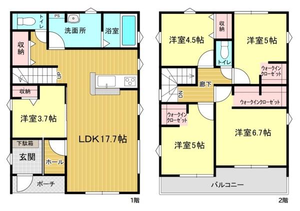 リーブルガーデン　岐阜市第4中川原　1号棟