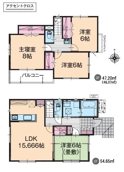 いろどりアイタウン　岐阜市東鶉5丁目　3号棟