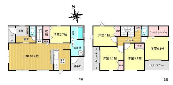リーブルガーデン　岐阜市下奈良二丁目　2号棟