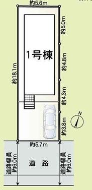 クレイドルガーデン　岐阜市平河町第2　1号棟