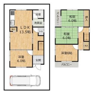 堺市西区上の中古一戸建