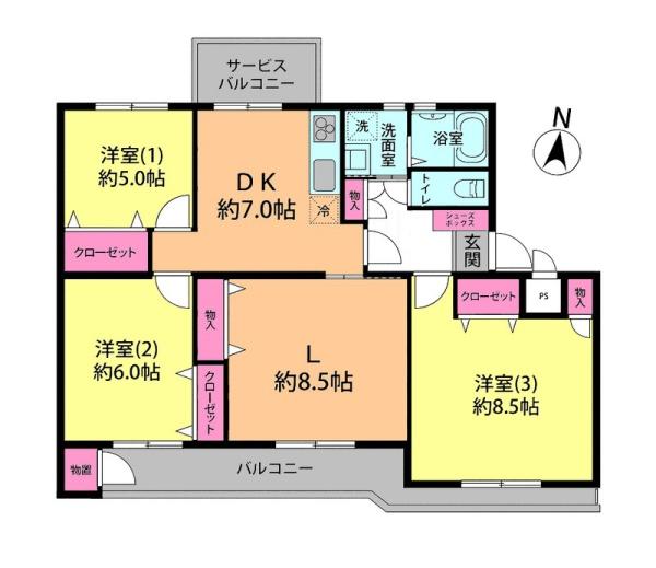 鎌ケ谷グリーンハイツ14号棟