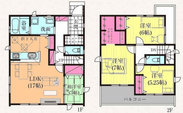 グラファーレ佐倉市野狐台町2期　全5棟　2号棟