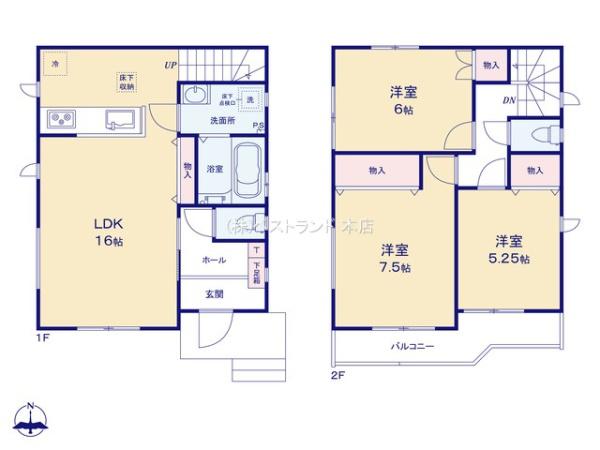 船橋市金杉7丁目　全2棟　2号棟