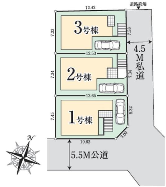 船橋市西習志野　全3棟　2号棟