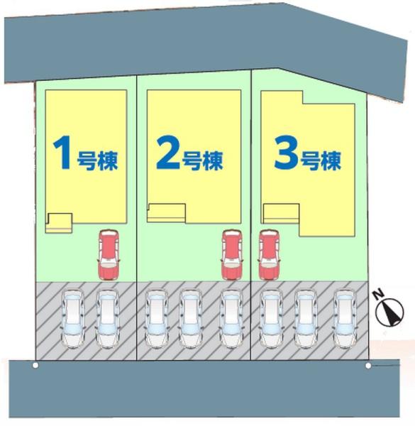 船橋市三咲1　全3棟　1号棟
