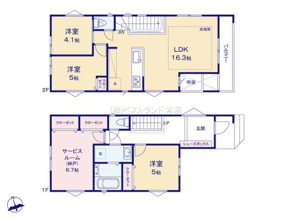船橋市日の出2丁目　全3棟　2号棟