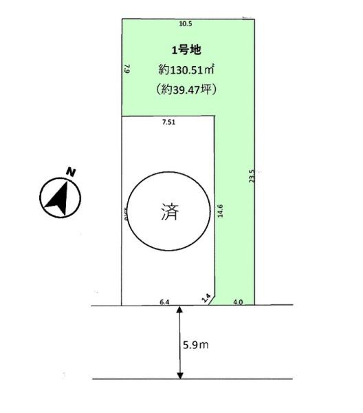 船橋市習志野台16期　全2区画　1号地