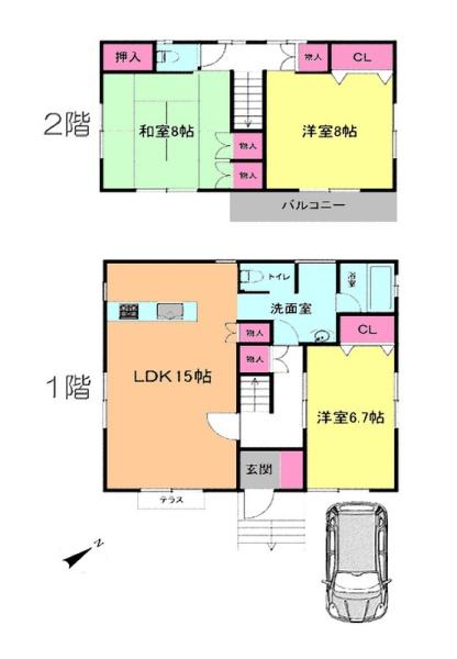 柏市手賀の杜５丁目の中古一戸建て