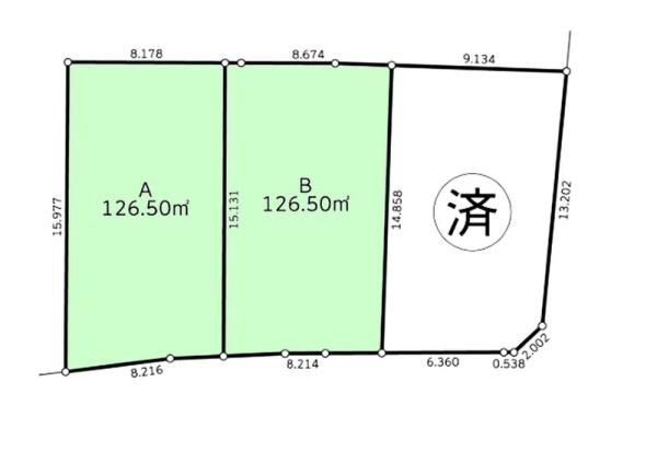 柏市中原1丁目　全3区画　A号地