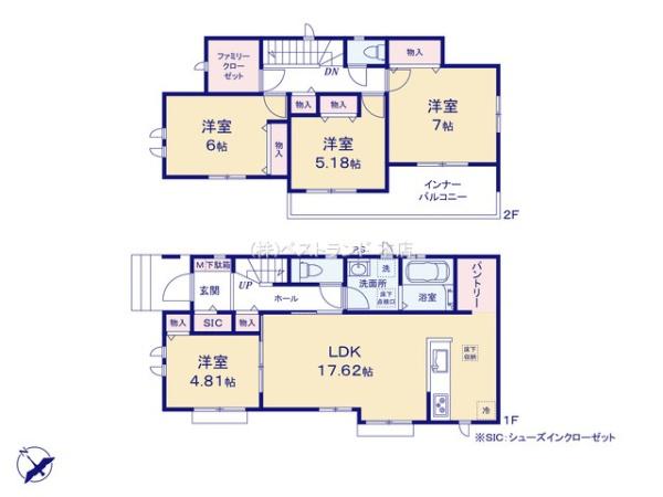 船橋市古和釜町　全2棟　1号棟