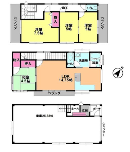 船橋市前原西７丁目の中古一戸建て