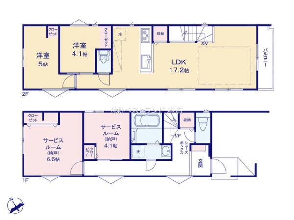 市川市南八幡519　全4棟　1号棟