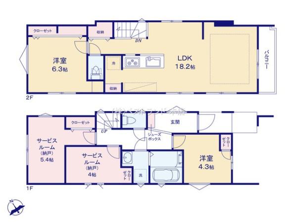 市川市南八幡519　全4棟　3号棟