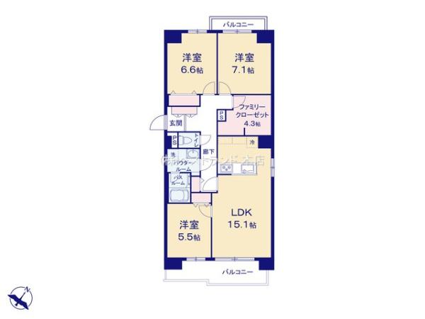京成サンコーポ稲毛2号棟