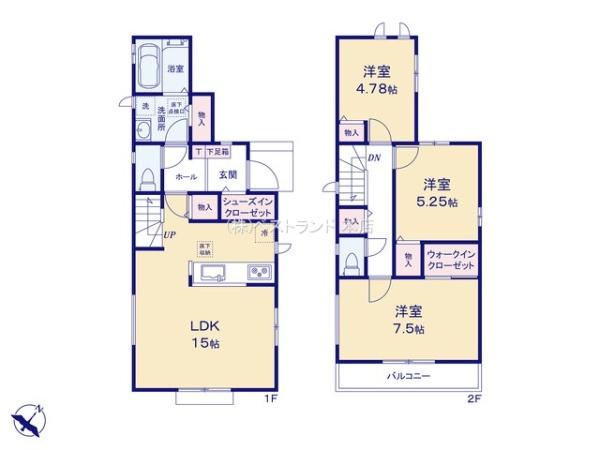 船橋市南三咲2丁目　全2棟　A号棟